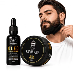 Kit Barba Óleo + Pasta Modeladora