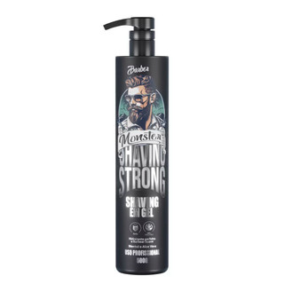 Shaving Gel Barbear Refrescante mentolado Aplicação Transparente 500ml  Pra Fazer Barba Pezinho E Navalhado Hidratante