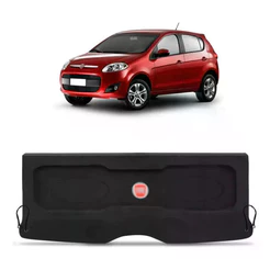 Tampão Porta Malas Bagagito Fiat Palio 2013-2017 Grafite G5 Com Cordinhas Furação Para Falante