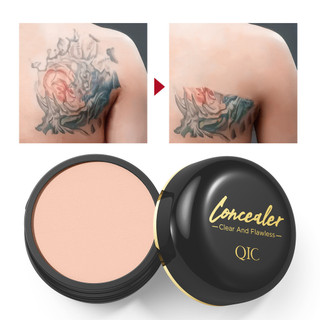 Corretivo à prova d'água de cobertura total para tatuagens e cicatrizes - base com acabamento natural, todos os tons e t