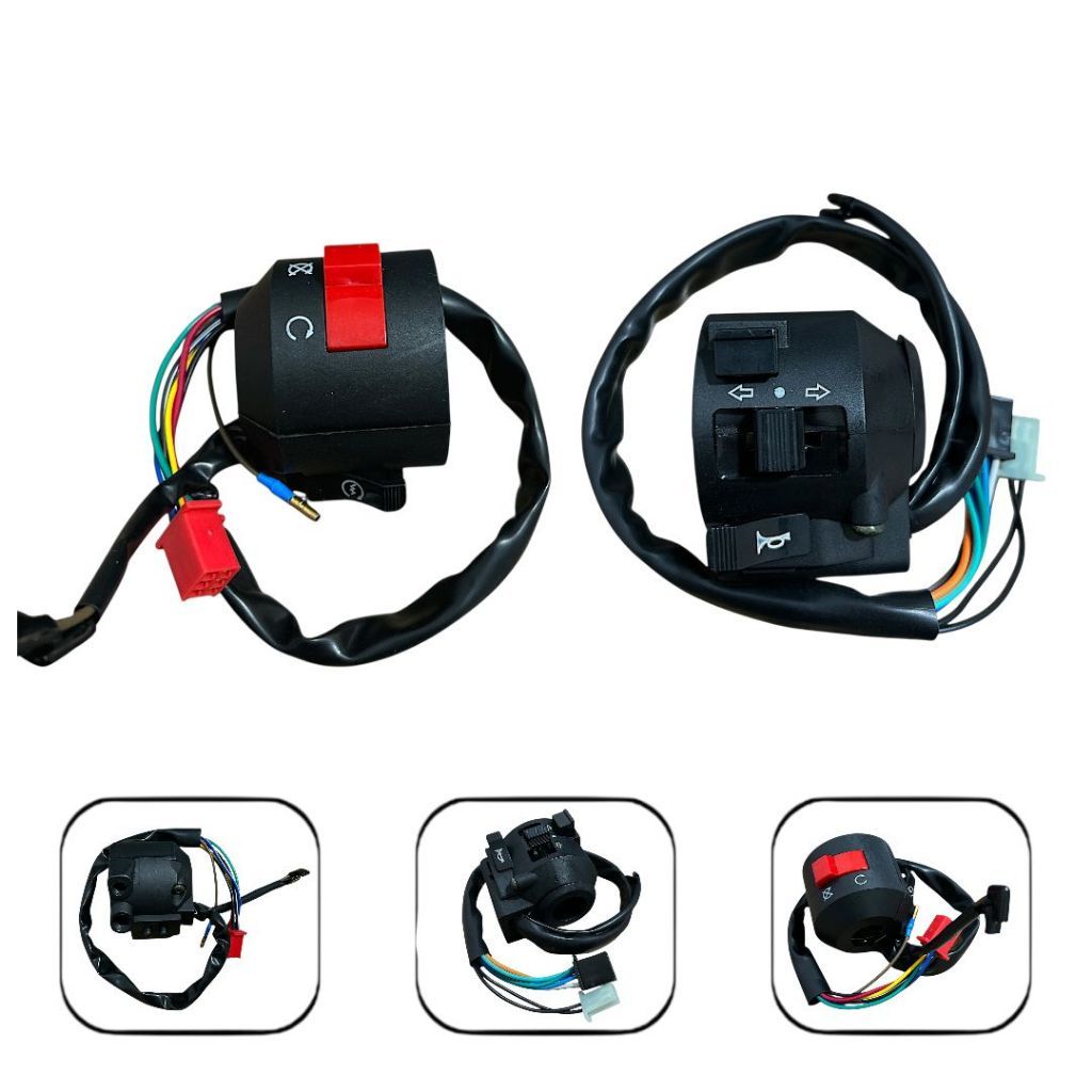 Kit Punho De Luz + Interruptor De Partida P/Moto Honda Cb300 2009 Até 2015