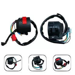 Kit Punho De Luz + Interruptor De Partida P/Moto Honda Cb300 2009 Até 2015