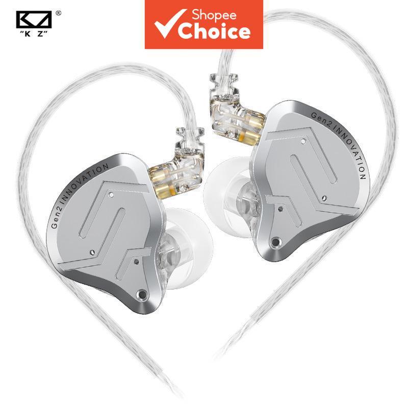 KZ ZSN Pro 2 Fones De Ouvido Hybrid Drive 1BA + 1DD De Metal HiFi Bass DJ Music Esportivos Com Cancelamento De Ruído Par