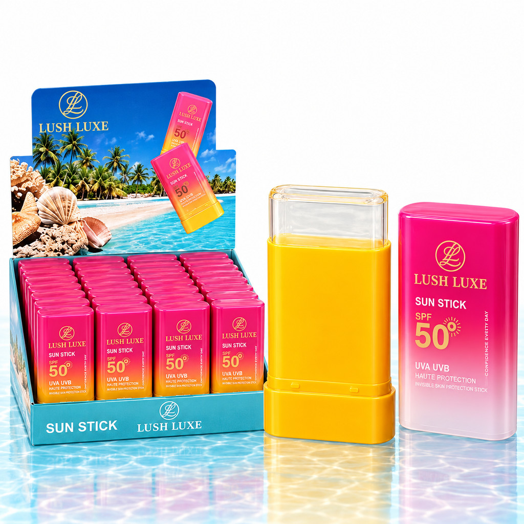 Protetor Solar Em Bastão Lush Luxe FPS 50+ PA+++ Box 36 unidades