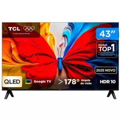 TV TCL Full HD QLED Google TV 2 HDMI