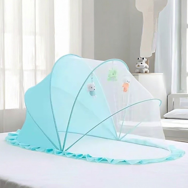Bebê pequeno mosquiteiro dobrável crianças capa completa Universal cama do bebê recém-nascido cama física Anti-mosquito