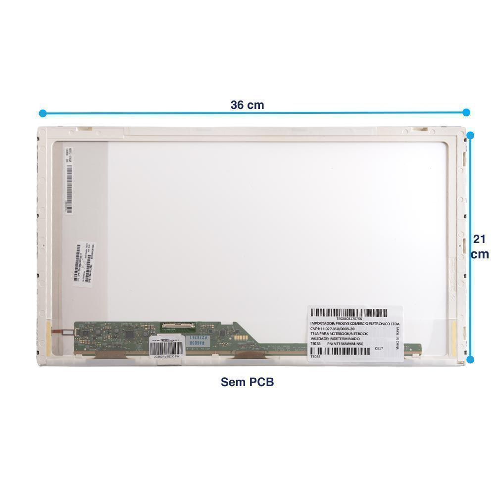 Tela para Notebook compatível com Asus X Series X552E 15.6" Brilhante — imagem 2 de 2