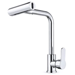 Torneira Cozinha Cascata 3 Modos Jato Fino Concentrado Chuva Leve Monocomando Cromada