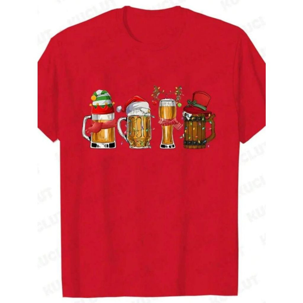[Camiseta Premium em Algodão Puro]LUA Camiseta blusa natal masculina feminina leve basica 100% algodao choop