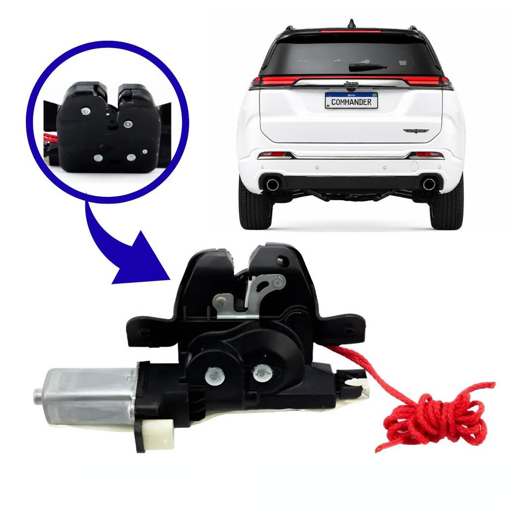 Fechadura Elétr Porta-Malas Compass Commander Jeep 53490272 Jeep 53490272