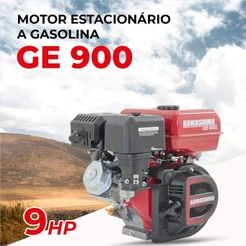 Motor a Gasolina Estacionário GE900 277cc Kawashima