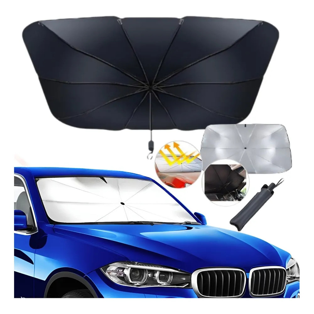 2x Protetor Solar Parabrisa Carro Proteção UV