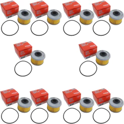 Kit 10 Filtro de Óleo Refil Wega JFO0014 Twister Tornado XRE 300 CB 300 Falcon Sahara Fourtrax