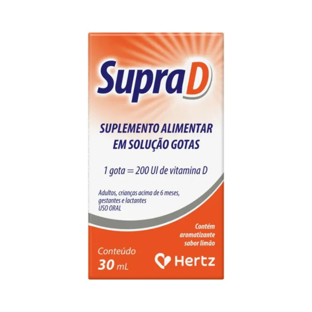 Supra D 200UI Gotas 30ml em Oferta na Shopee