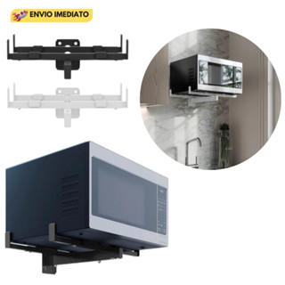 Suporte De Microondas Fixo Na Parede Com Ajuste Forno Elétrico Universal Suporta Até 30kg em Oferta na Shopee