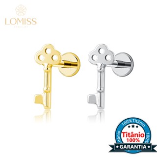Piercing Helix Labret Orelha Titânio Chave Piercing Para Lábio Cartilagem Tragus Conch em Oferta na Shopee