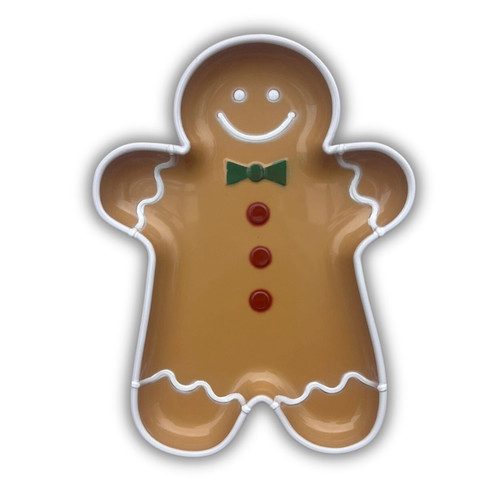 Bandeja Decorativa Biscoito Gingerbread Colorida SO BOLEIRAS