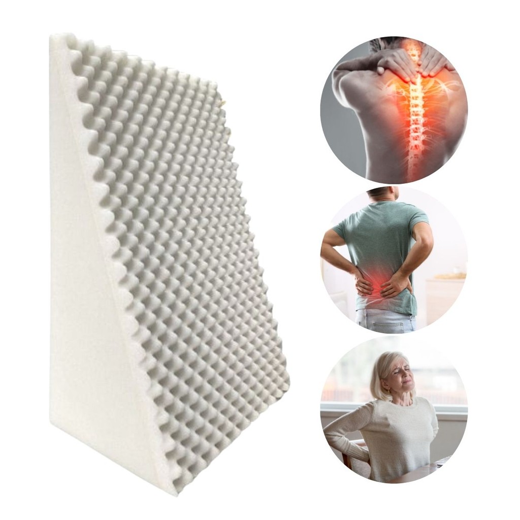 Travesseiro E Encosto Triangular Anatômico Pós Cirúrgico E Amamentação