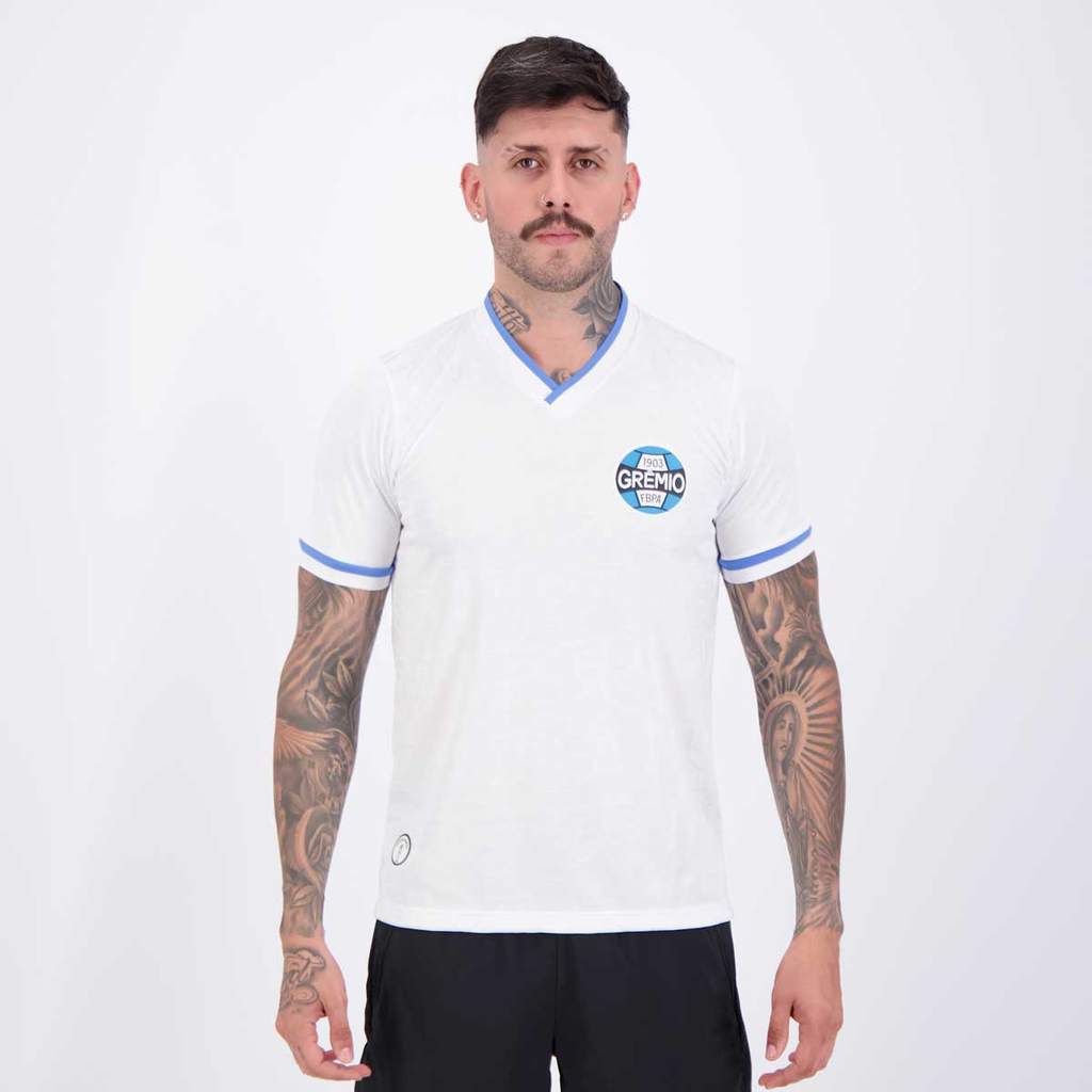 Camisa Grêmio Retrô Tokyo 1983 Branca em Oferta na Shopee