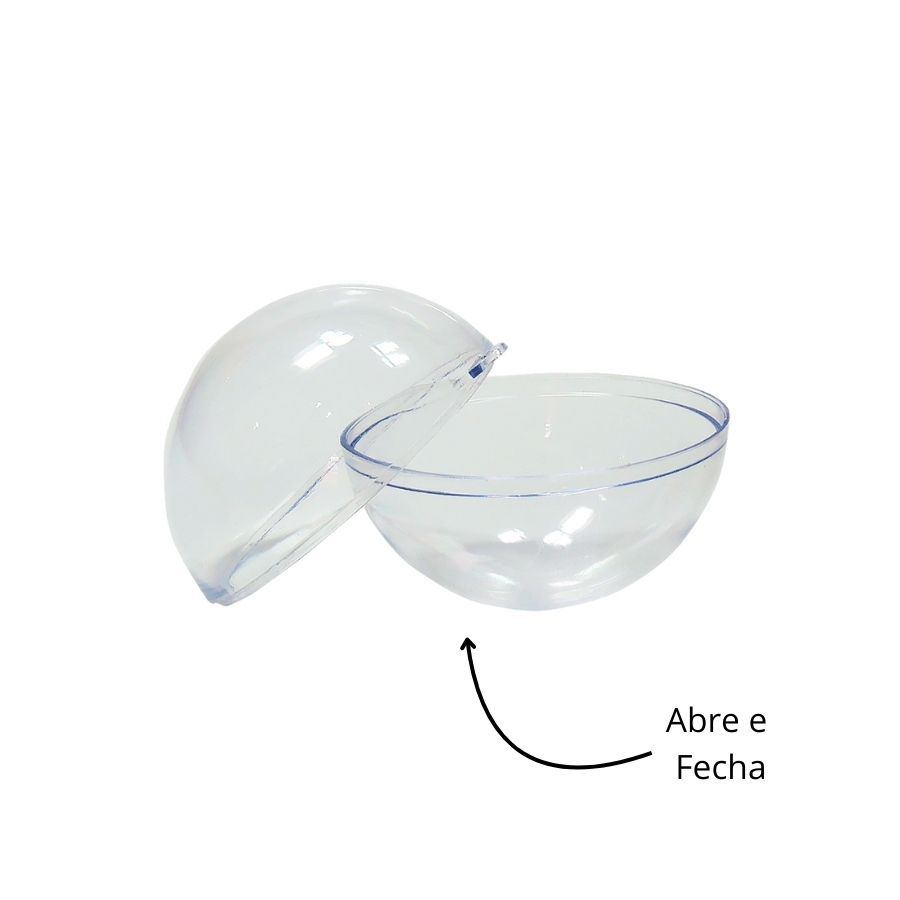 Detalhes do Bola de Acrílico Verde - 6,5cm - 10 unidades - Rizzo