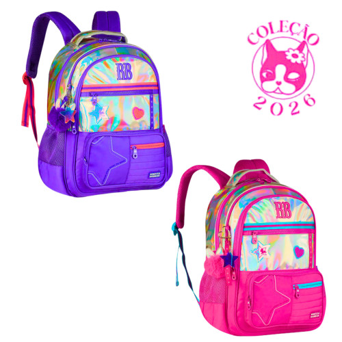Mochila de Costas Rebecca Bonbon Holo Shine - Clio Style em Oferta na Shopee