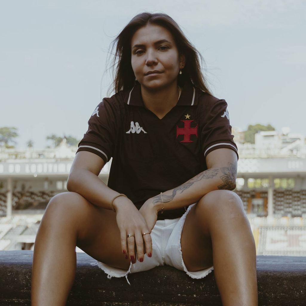 Camisa Kappa Vasco III 2025 Feminina em Oferta na Shopee