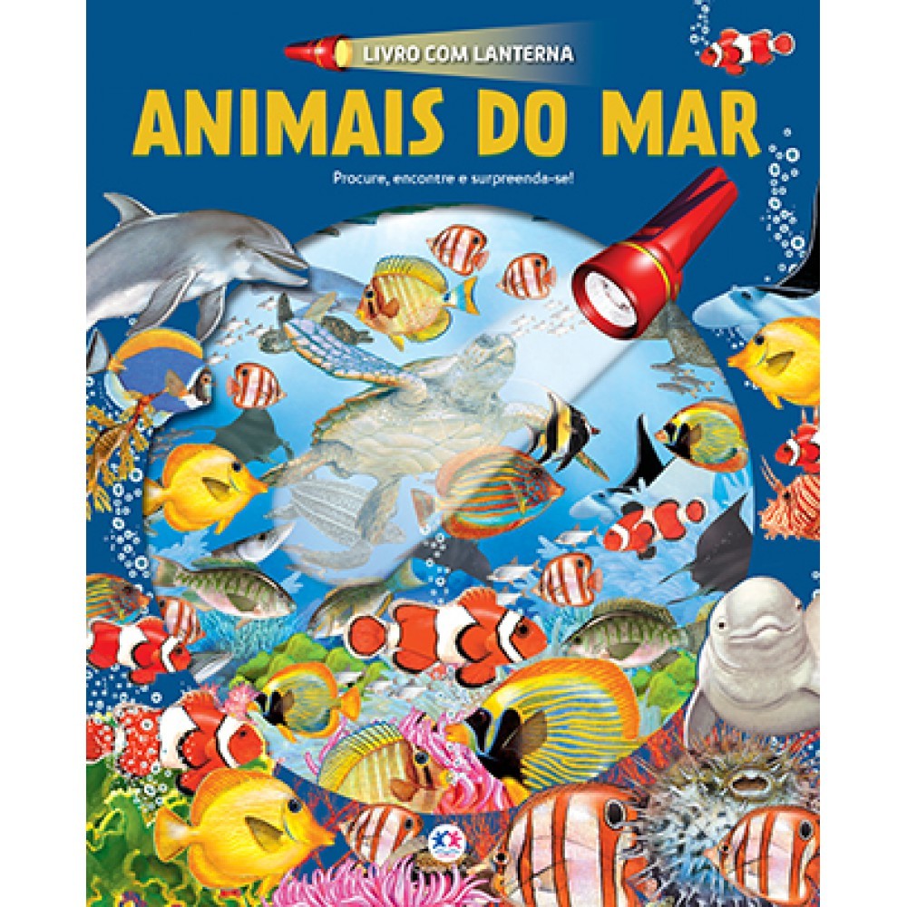 Livro Animais do mar - Livro com lanterna