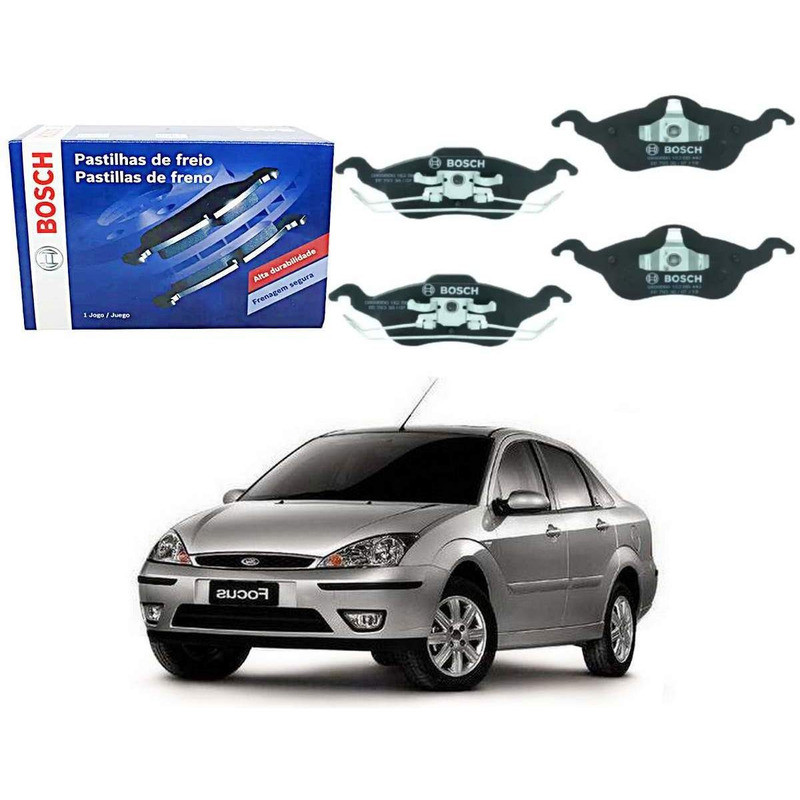 Pastilha Freio Dianteira Bosch Focus Sedan 2.0 2000 A 2008 em Oferta na Shopee