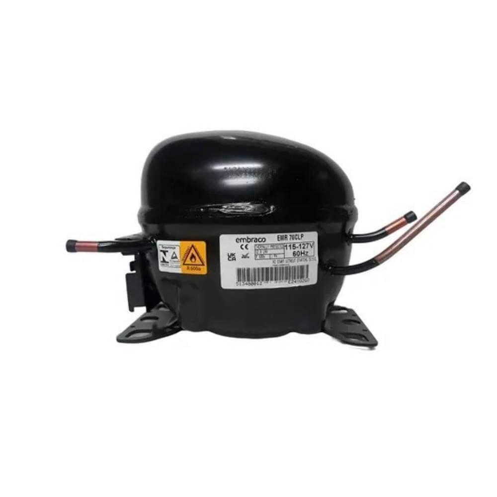 Compressor Embraco 1/5 Hp R600 EMR70CLP sem resfriador - 110V em Oferta na Shopee