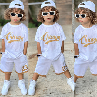 Conjunto Infantil Masculino - Bermuda + Camiseta Lançamento Fim de ano 2025 em Oferta na Shopee