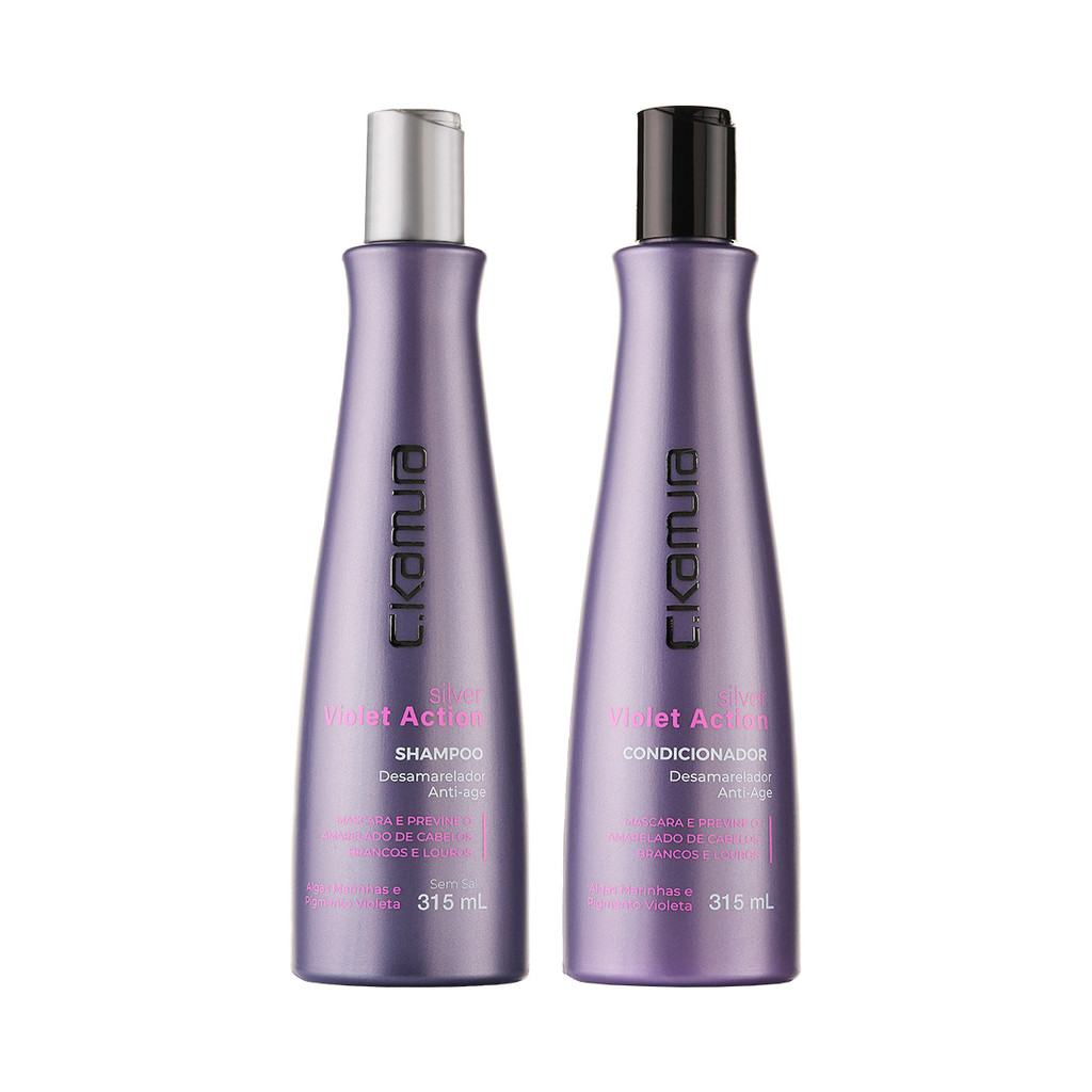Kit C.Kamura Violet Action com Shampoo e Condicionador  em Oferta na Shopee