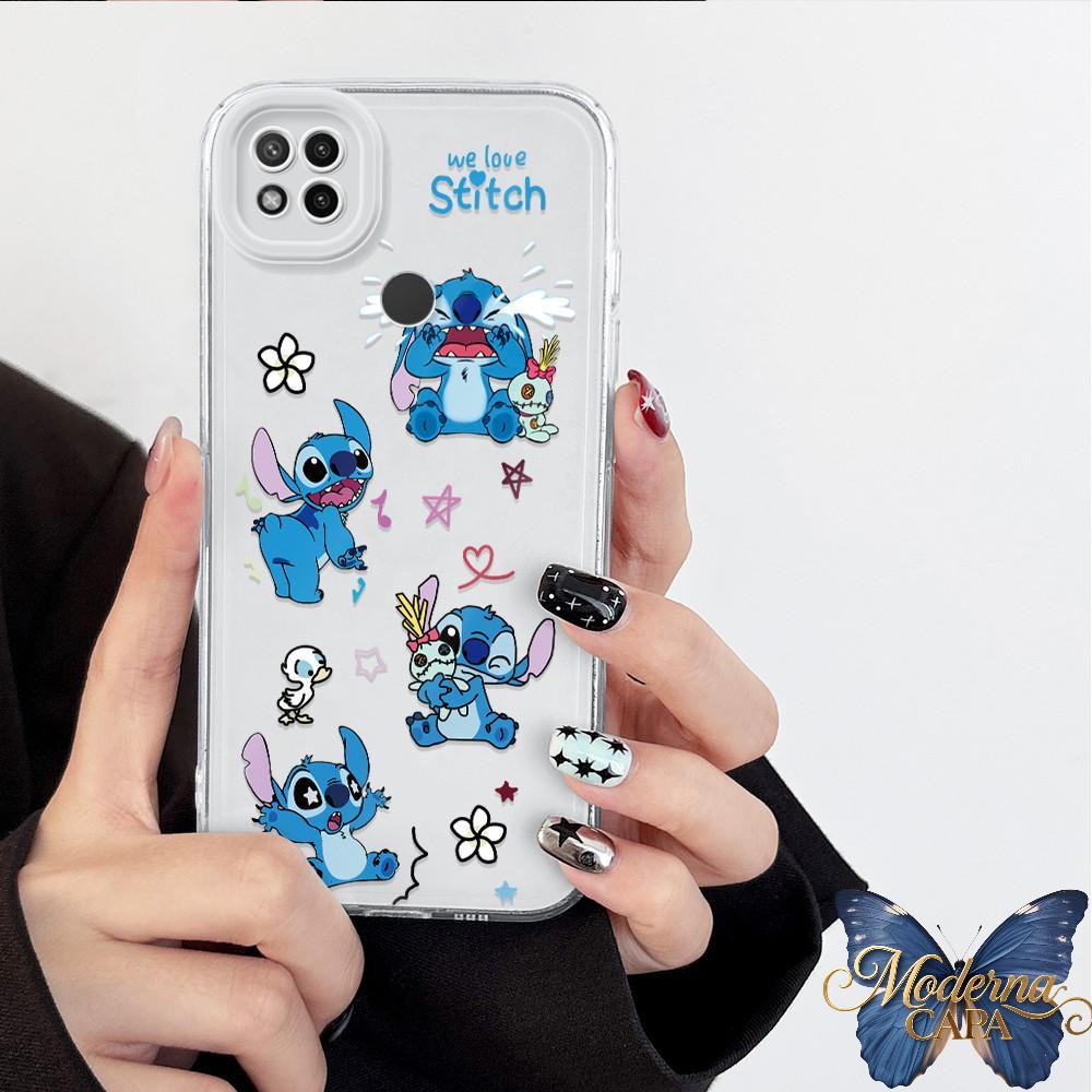 Capa Para Xiaomi Redmi 9C 10A Capinha De Macio Celular Silicone Transparente Soft Case Stitch 0039 TSY em Oferta na Shopee
