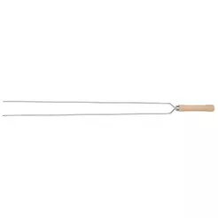 Espeto Fino Duplo para Churrasco 75cm