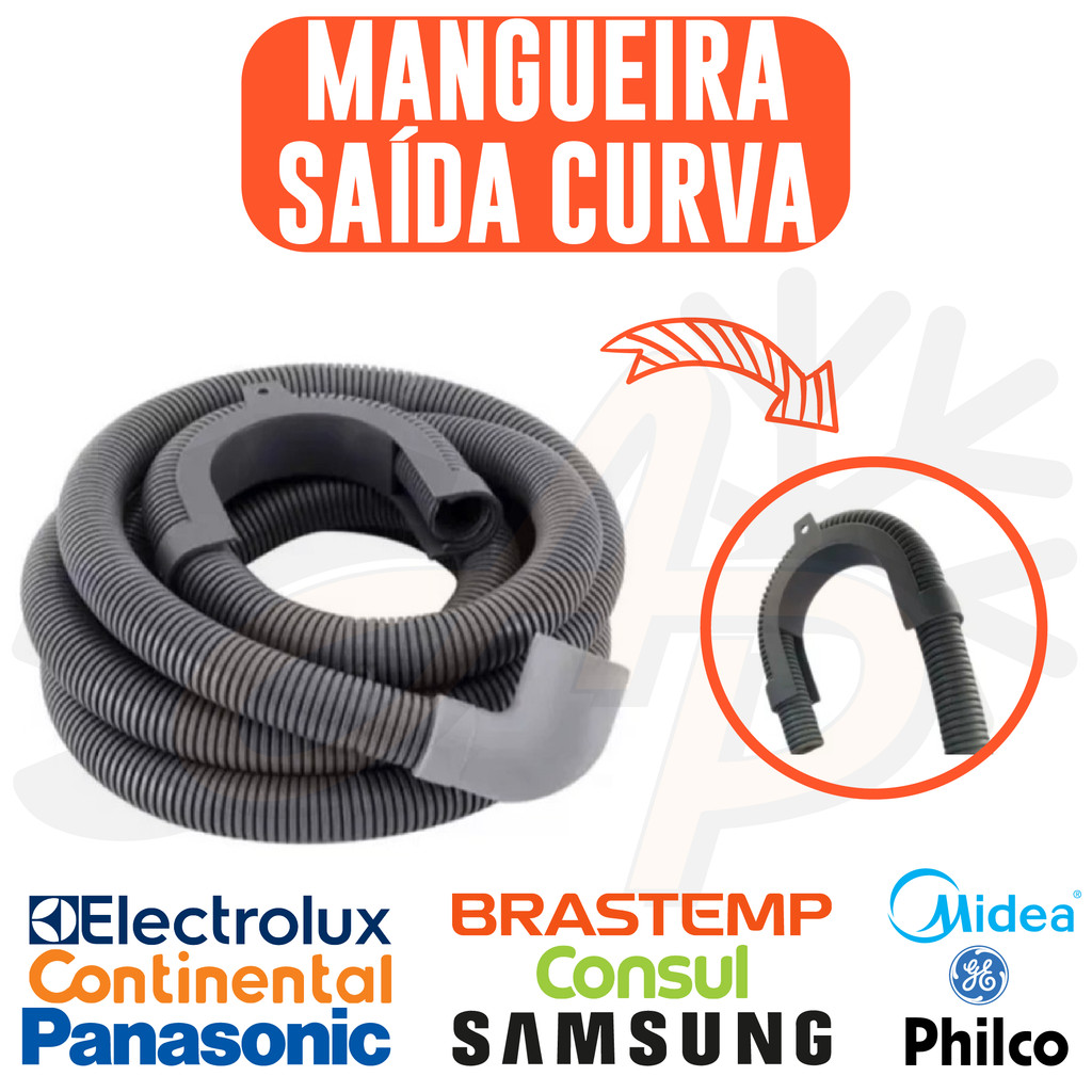 Mangueira De Saida Boca Grossa Curva 3,00 Metros ENVIO IMEDIATO em Oferta na Shopee