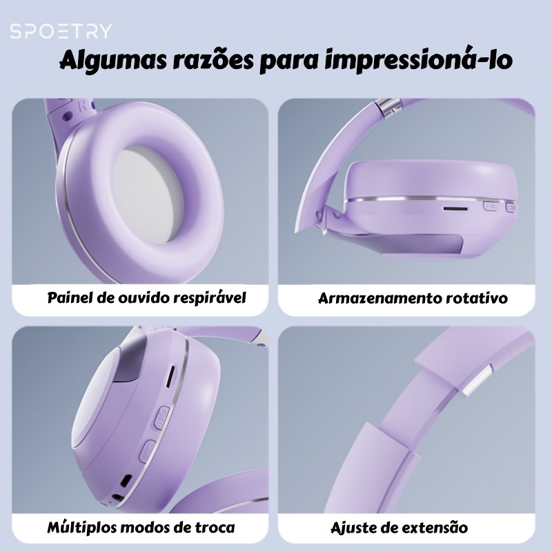 Fone de Ouvido Bluetooth Spoetry — foto 5