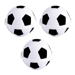 Kit 3 Porta Mix Bola De Futebol Pote Lembrancinhas