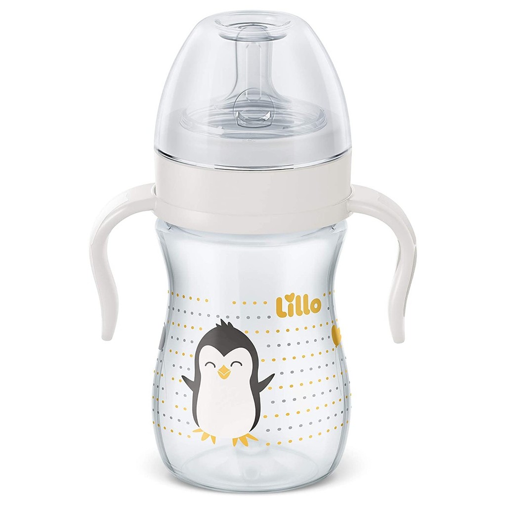 Mamadeira com Alça Super Evolution 240ml Neutra - Lillo em Oferta na Shopee