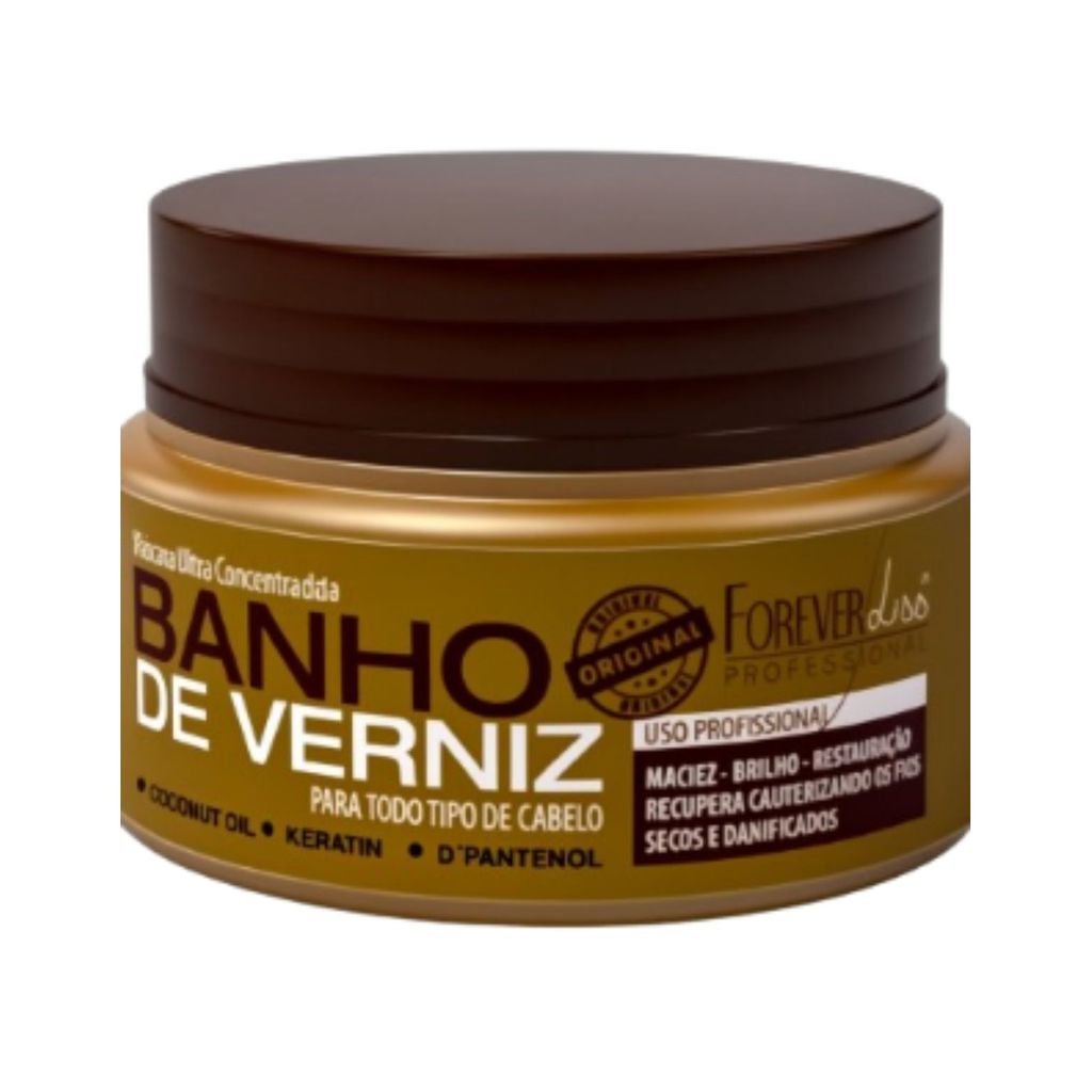 Mini Máscara Banho de Verniz Forever Liss 40g