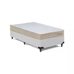 Cama Box e Colchão Poli D33 -Solteiro(78x188)- Ortoclass