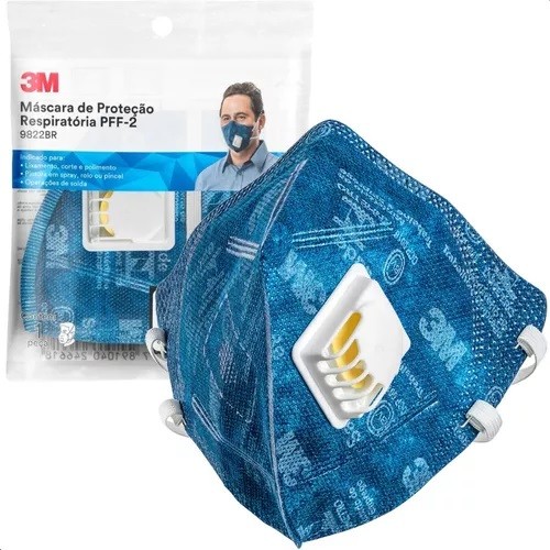 MÁSCARA RESPIRADOR PFF2-S C/VÁLVULA 9822