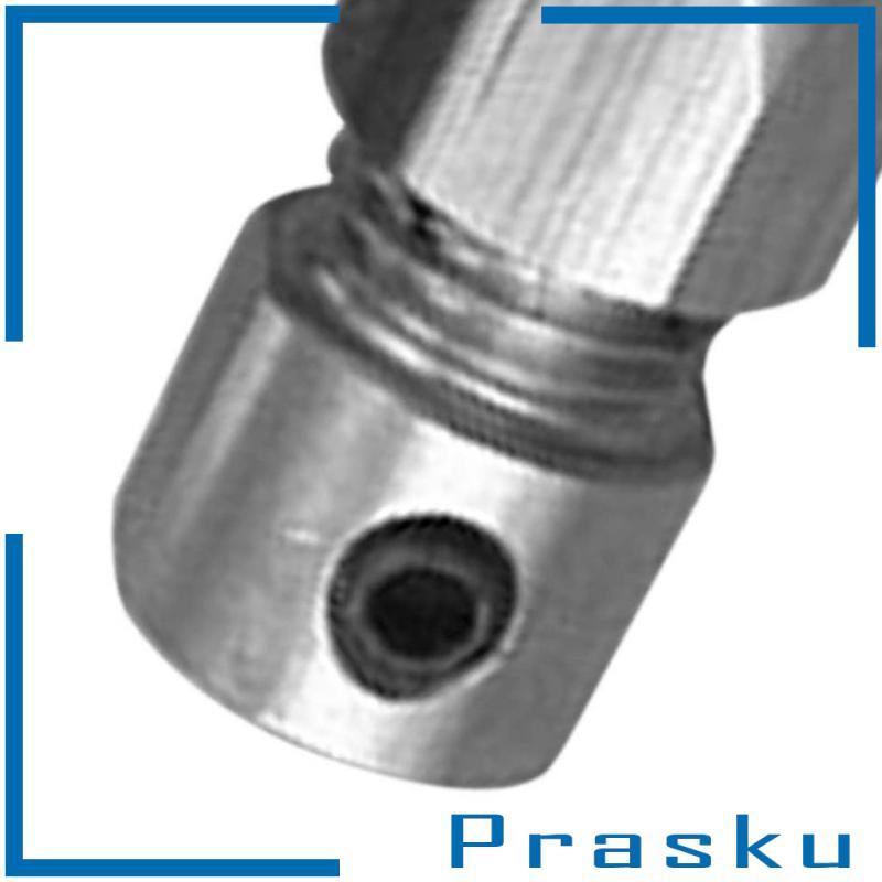 [Prasku] Acoplador De Pinça De Barco RC Acoplamento Flexível Adaptador De Eixo De Motor Material Metálico Conexão Estáve