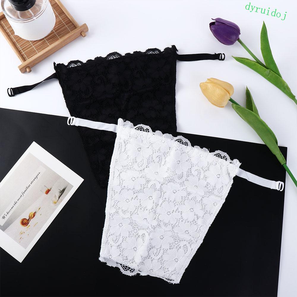 DYRUIDOJ1 Top Tubo Antirreflexo , Capa De Peito Invisível De Renda , Cobertura De Camada Dupla Para Vestidos Envoltório