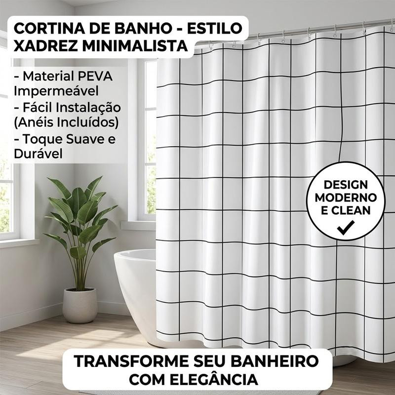 3D Com ímã Cortina de Box para Banheiro cilhós Anti Mofo Resistente Alta Qualidade 100%PVC 1.8mx1,8m