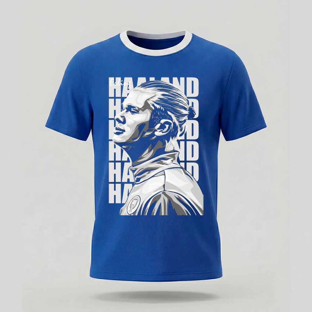Camiseta Haaland 100% Algodão Premium