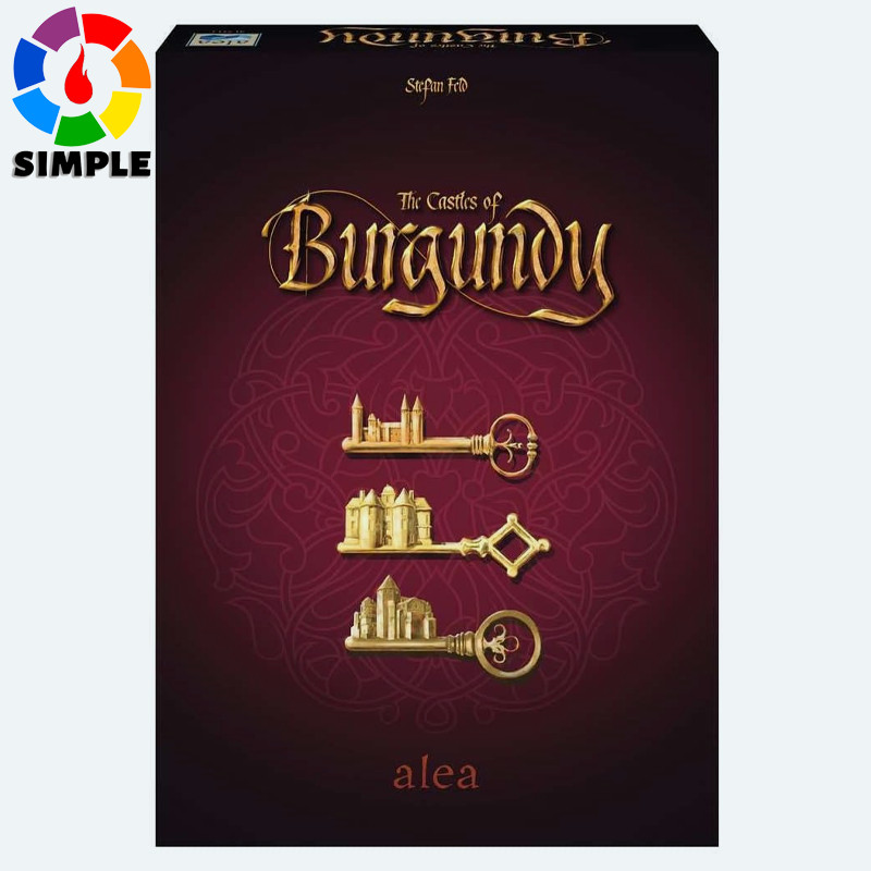 Burgundy Board Game | Engaging Strategy Game for Ages 12 & Up | Ideal for Family Game Night | 20th Anniversary Alea