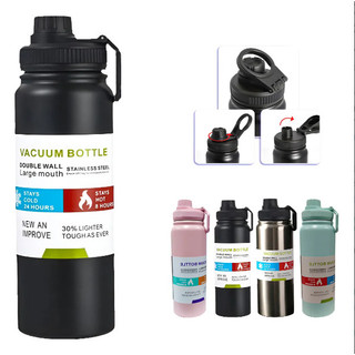 Garrafa Térmica Inox 800ml com Isolamento Duplo para Manter a Temperatura