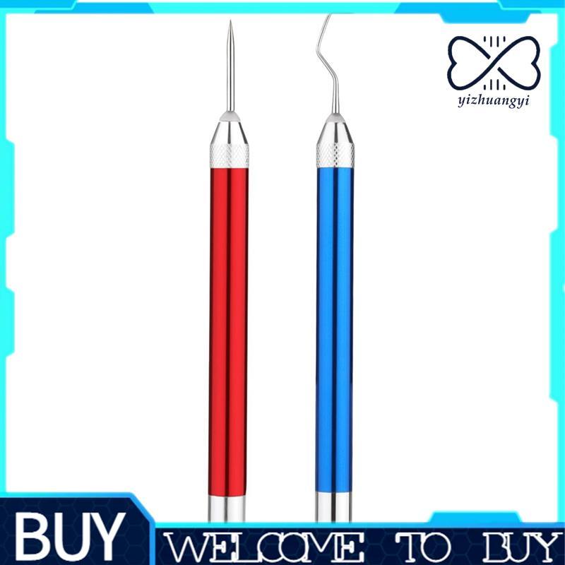 Ferramentas De Capina De LED De 2 Peças Para Vinil Vermelho E Azul Ferramenta Com 2 Ganchos Diferentes Iluminada De Arte