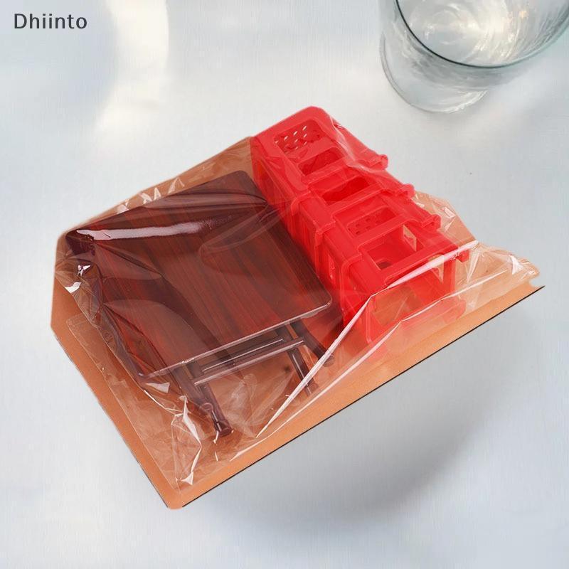 [Dhiint] 1/12 Casa De Bonecas Simulação Cadeiras De Mesa Modelo Conjunto Mini Móveis Decoração Acessórios Fingir Jogar B