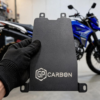 Protetor Trava Módulo Antifurto Yamaha XTZ250 Lander 2019 A 2026 Proteção ECU Contra Furto Impactos E Lama