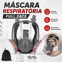 Respirador Facial Reutilizável , Cobertura Completa 16 Em 1 Completa , Tampa De Gás , De Vapor Orgânico